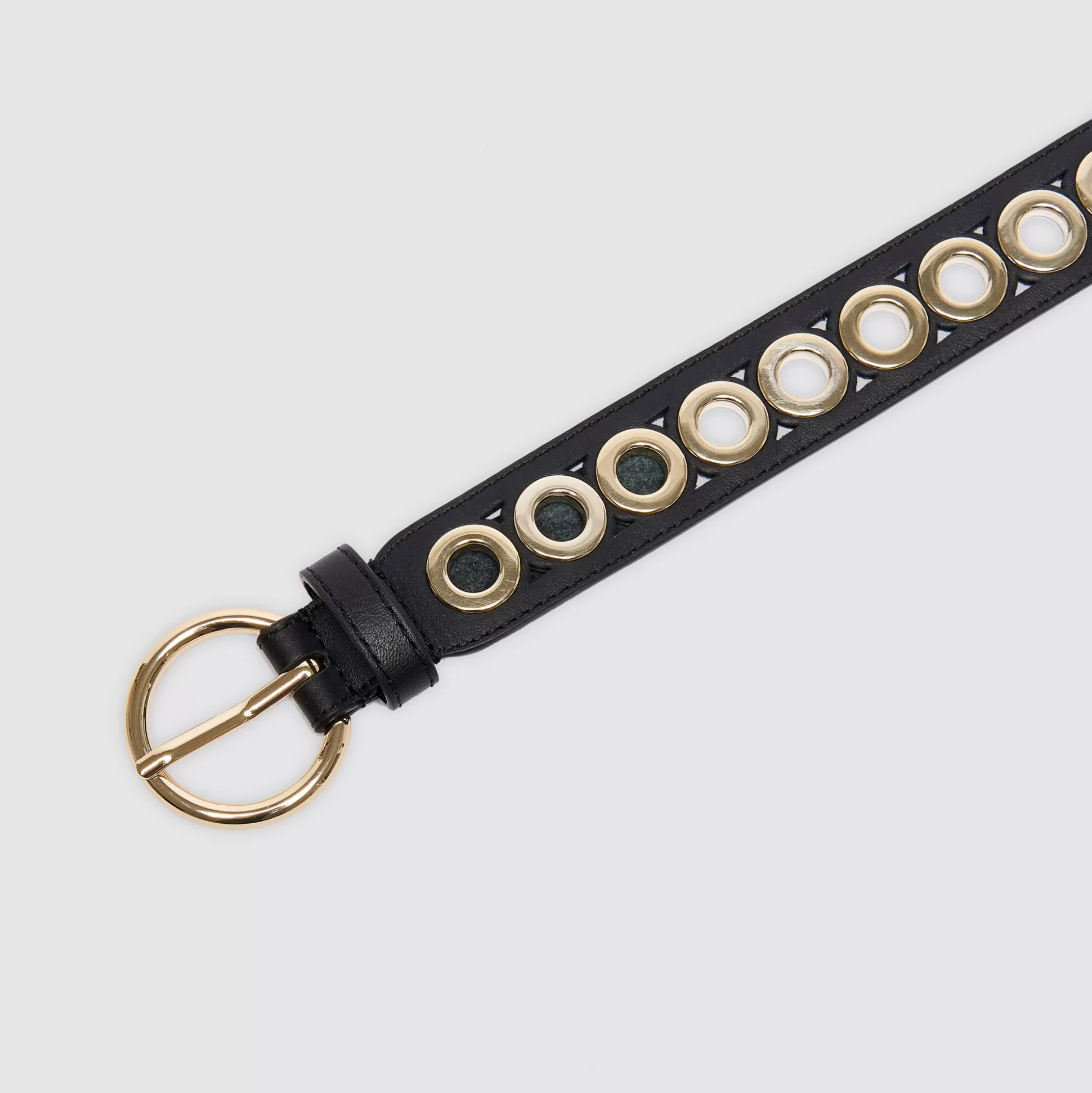 Sandro Paris Belt With Round Buckle And Eyelets> Belts