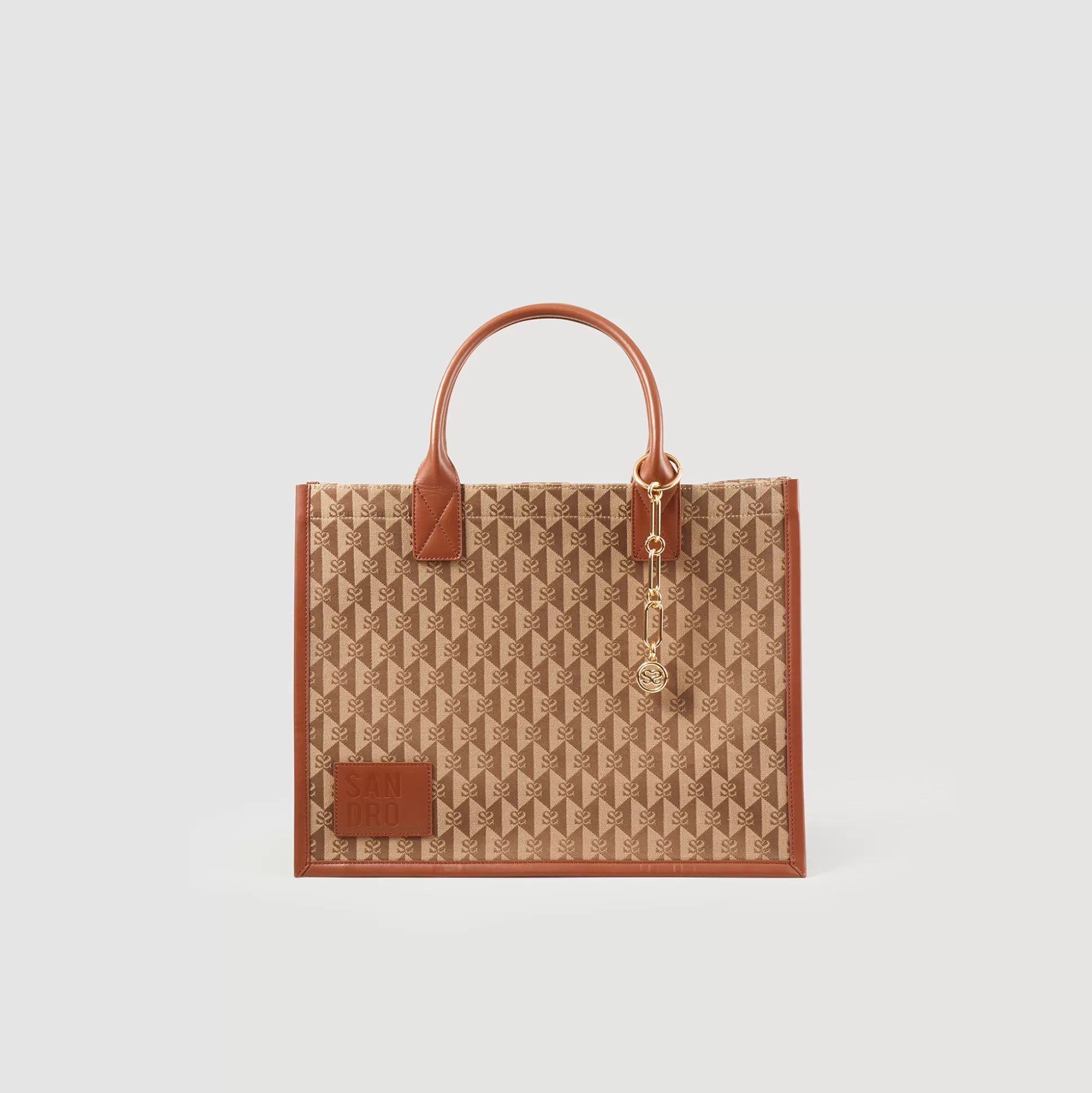 Sandro Paris Kasbah Logo Jacquard Bag> Tote Bags