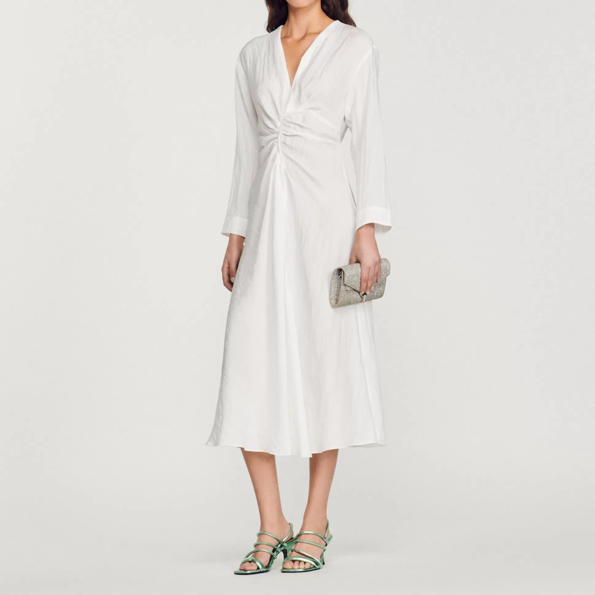 Sandro Paris Long Loose-Fit Dress> Dresses