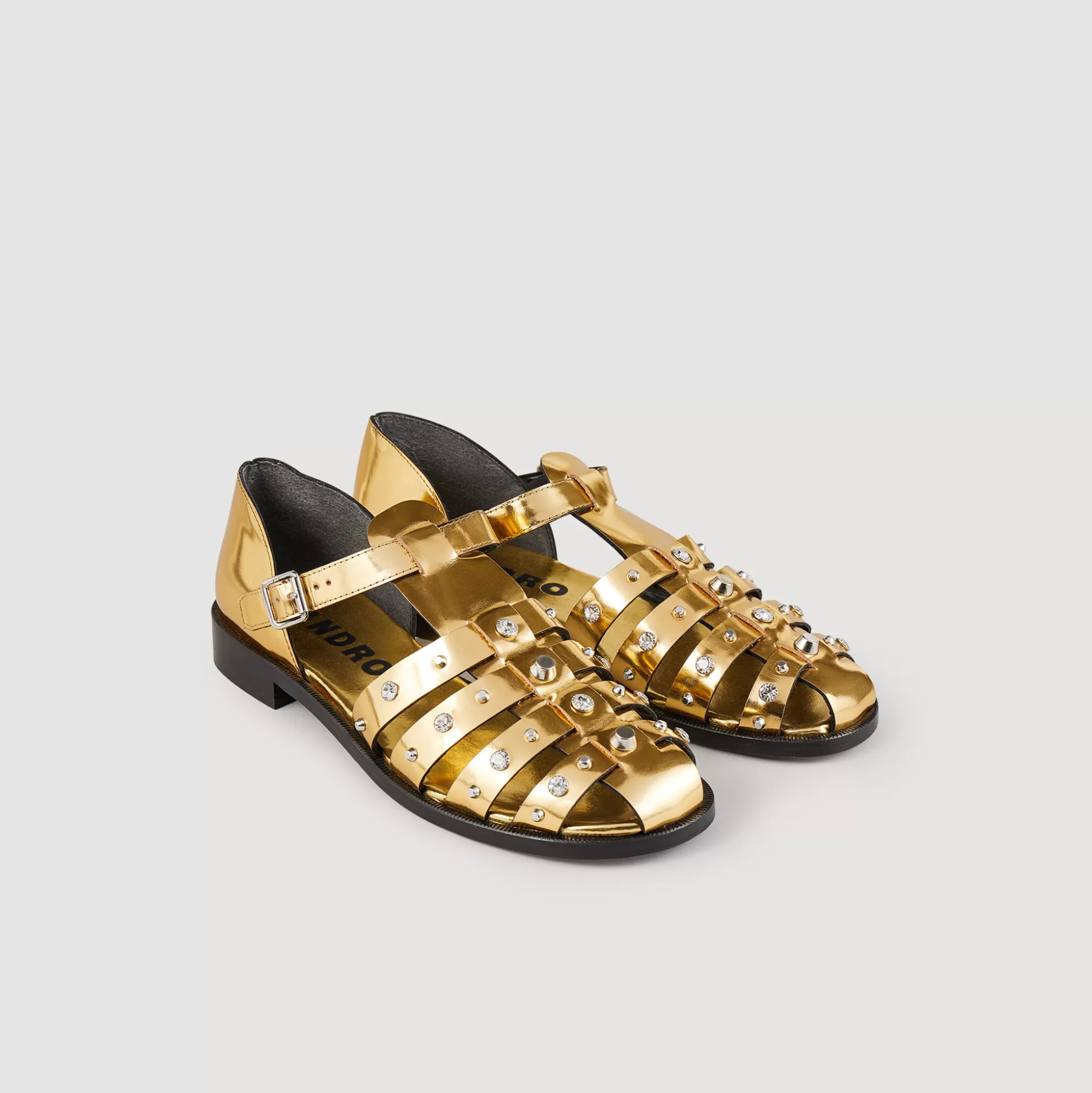 Sandro Paris Olyma Studded Sandals> Sandals