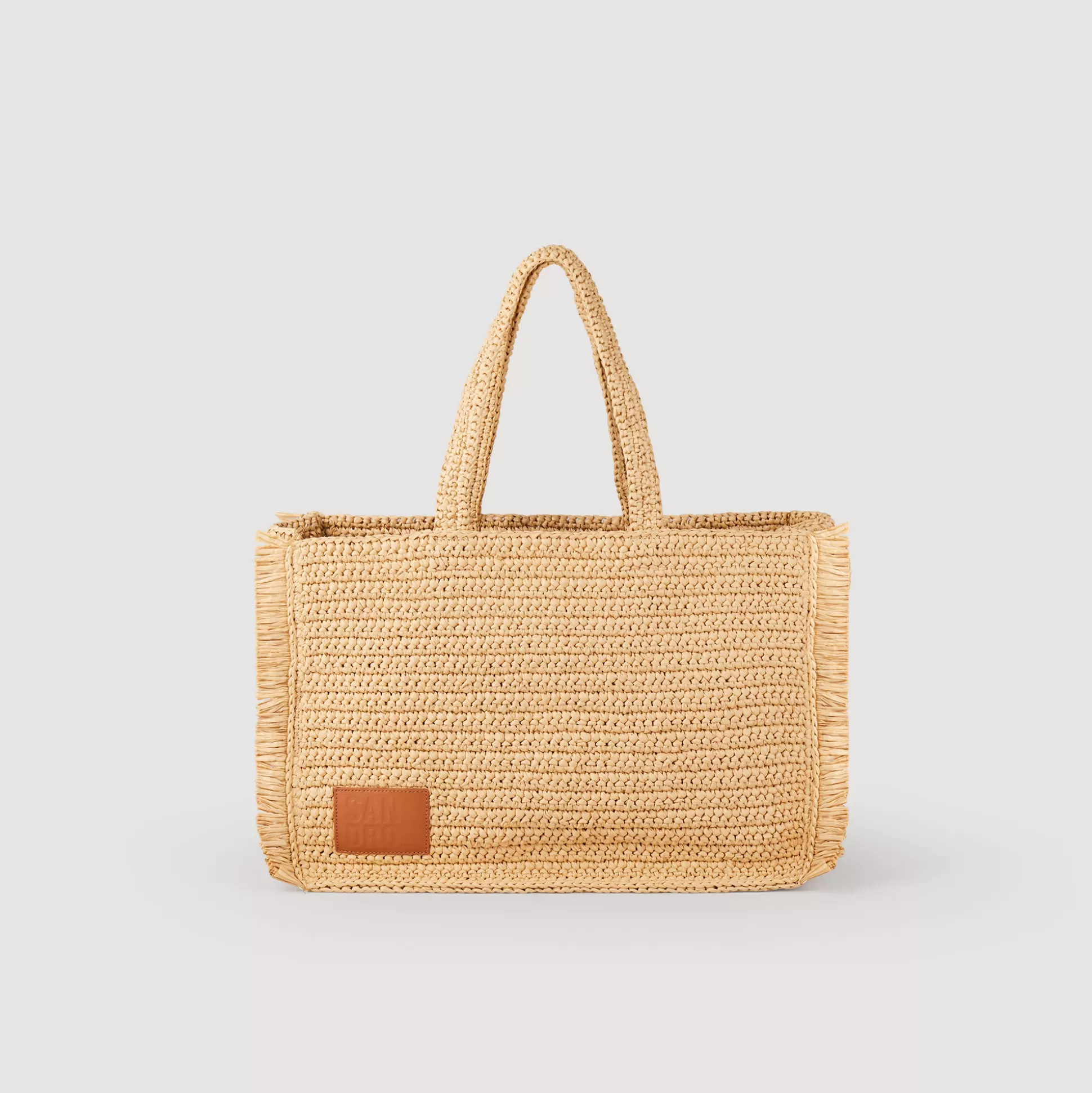 Sandro Paris Raffia Kasbah Tote Bag> Tote Bags