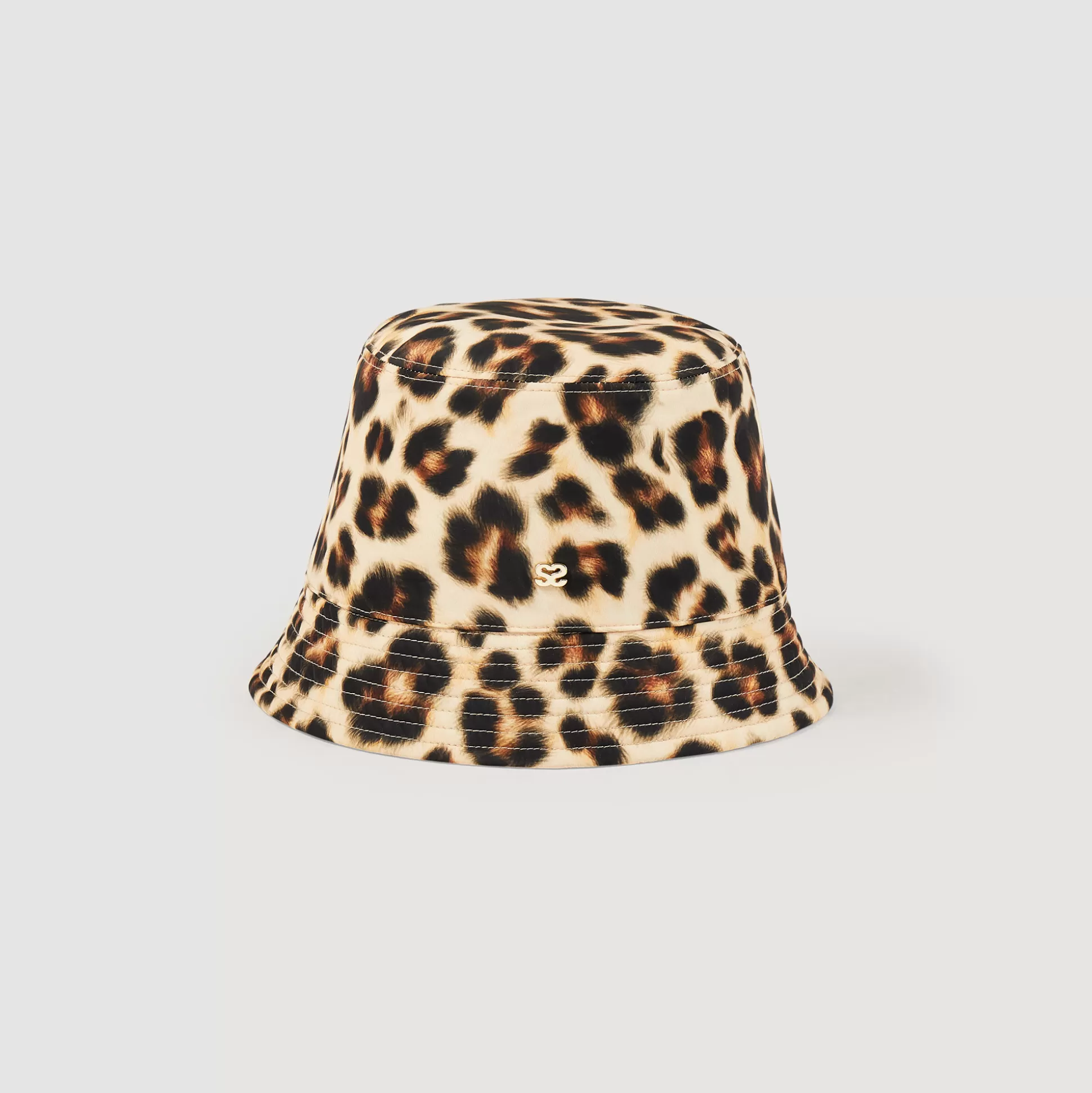 Sandro Paris Reversible Leopard-Print Hat> Hats