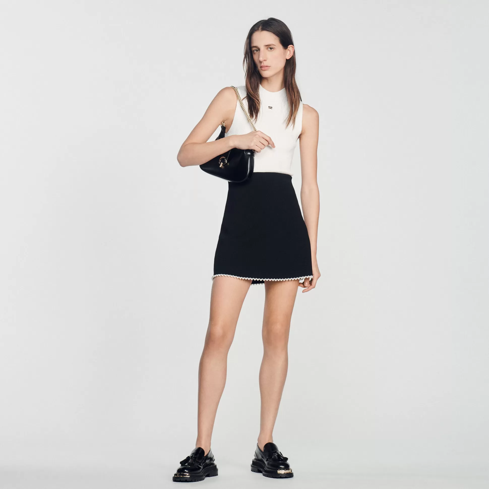 Sandro Paris Short Beaded Skirt> Skirts