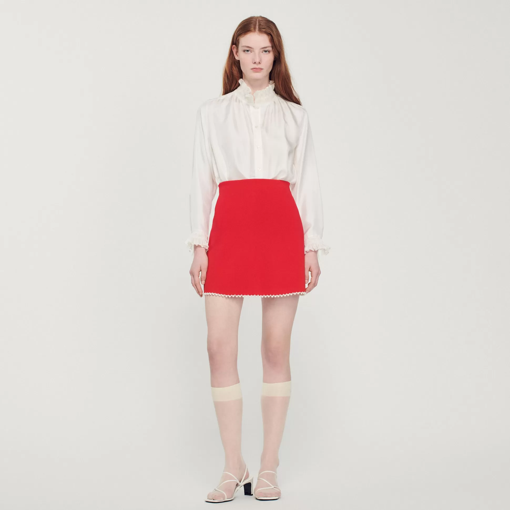 Sandro Paris Short Beaded Skirt> Skirts