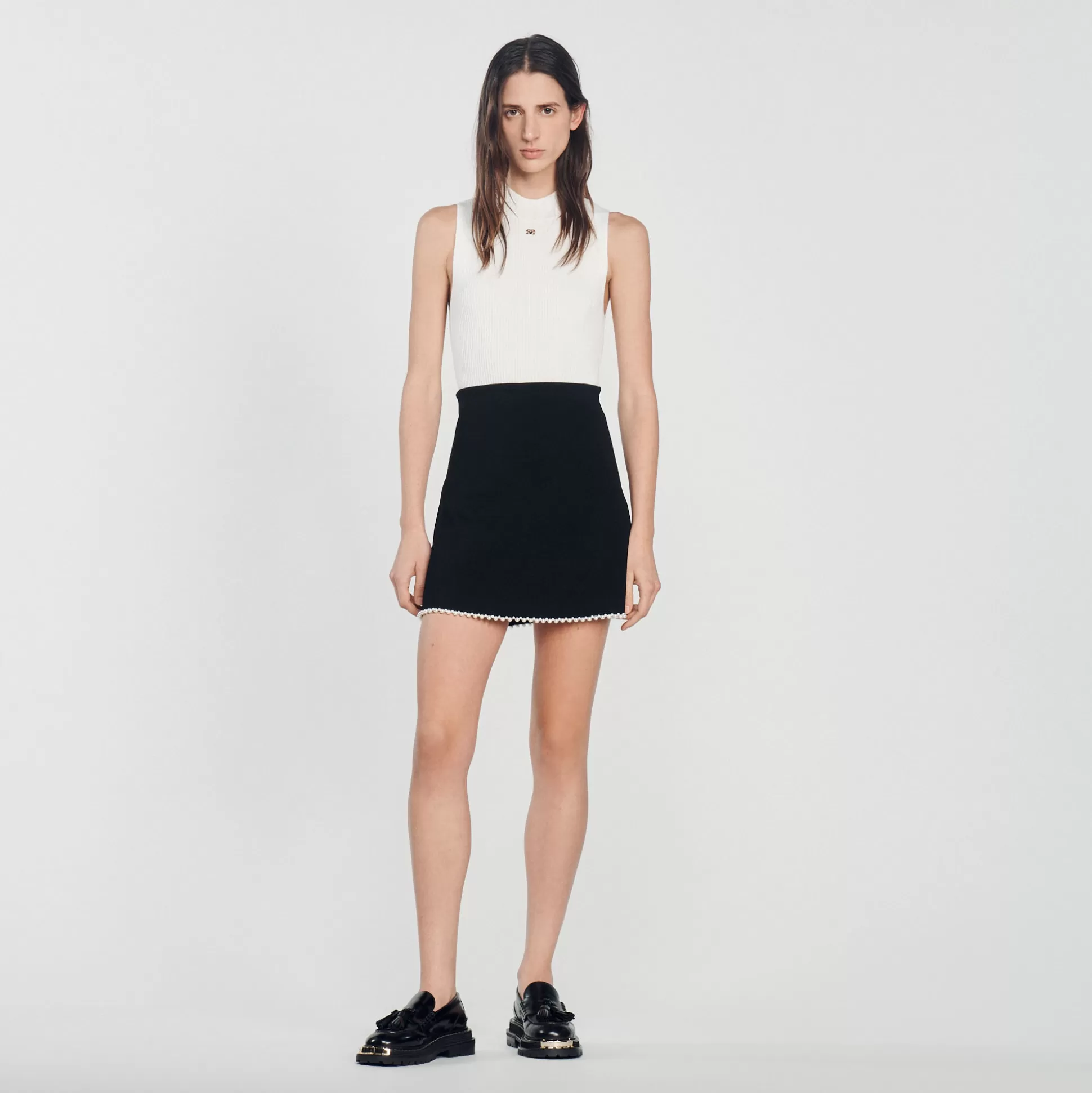 Sandro Paris Short Beaded Skirt> Skirts