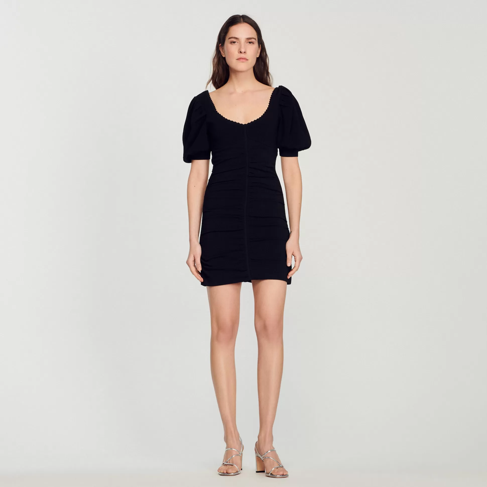 Sandro Paris Short Knitted Dress> Dresses