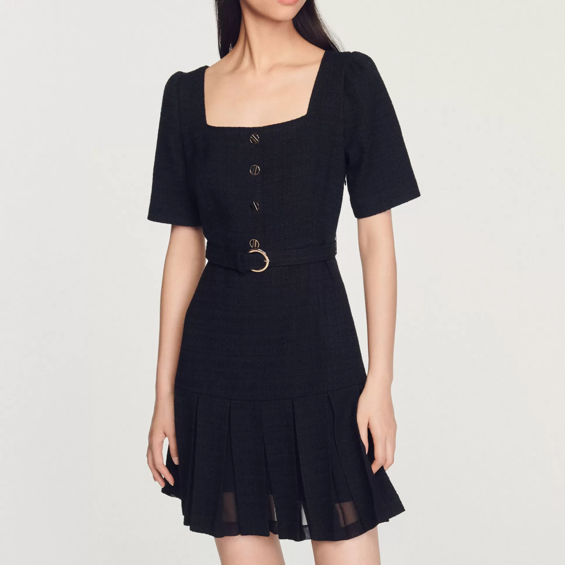 Sandro Paris Short Tweed Dress> Dresses