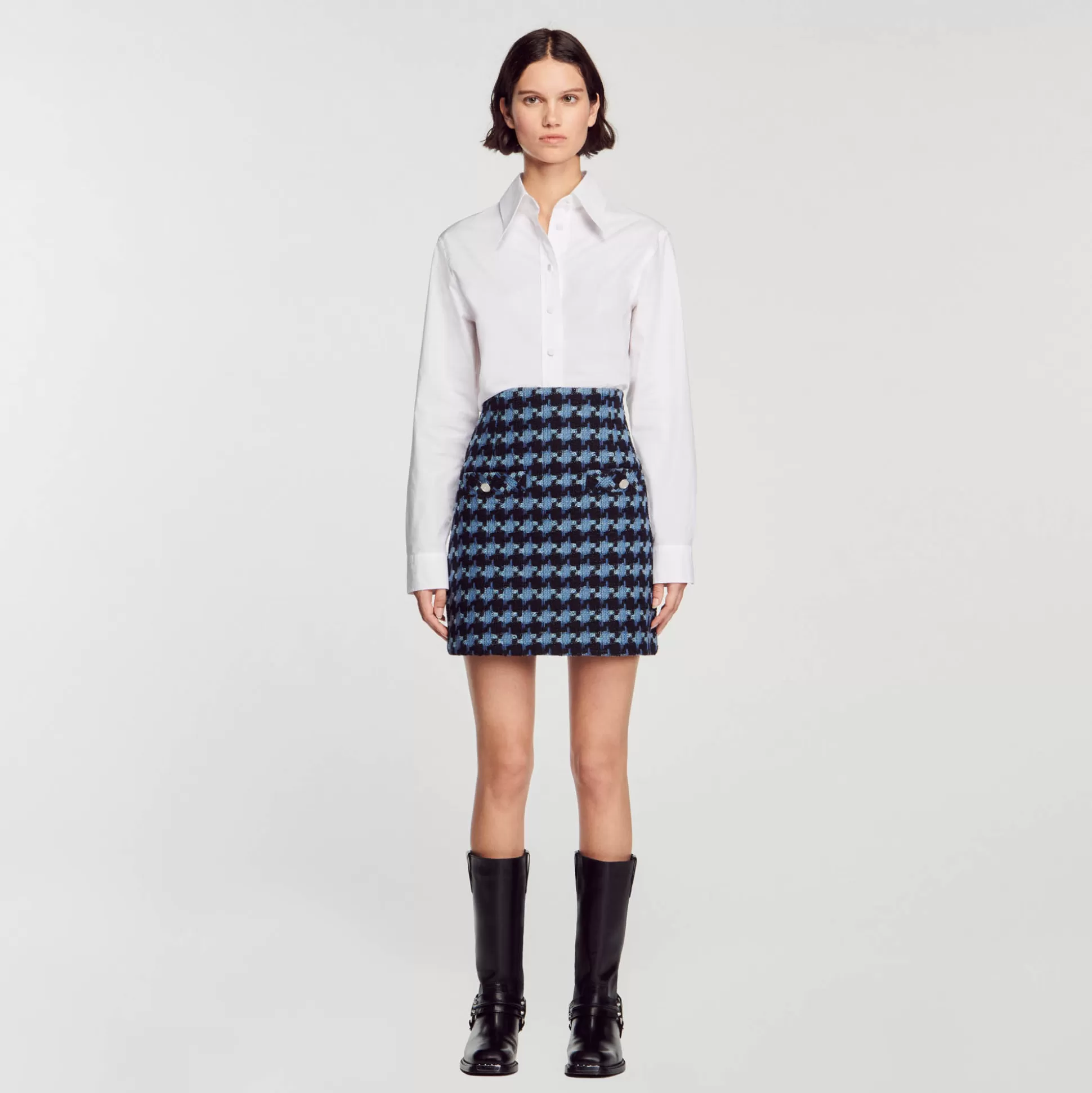 Sandro Paris Short Tweed Skirt> Skirts