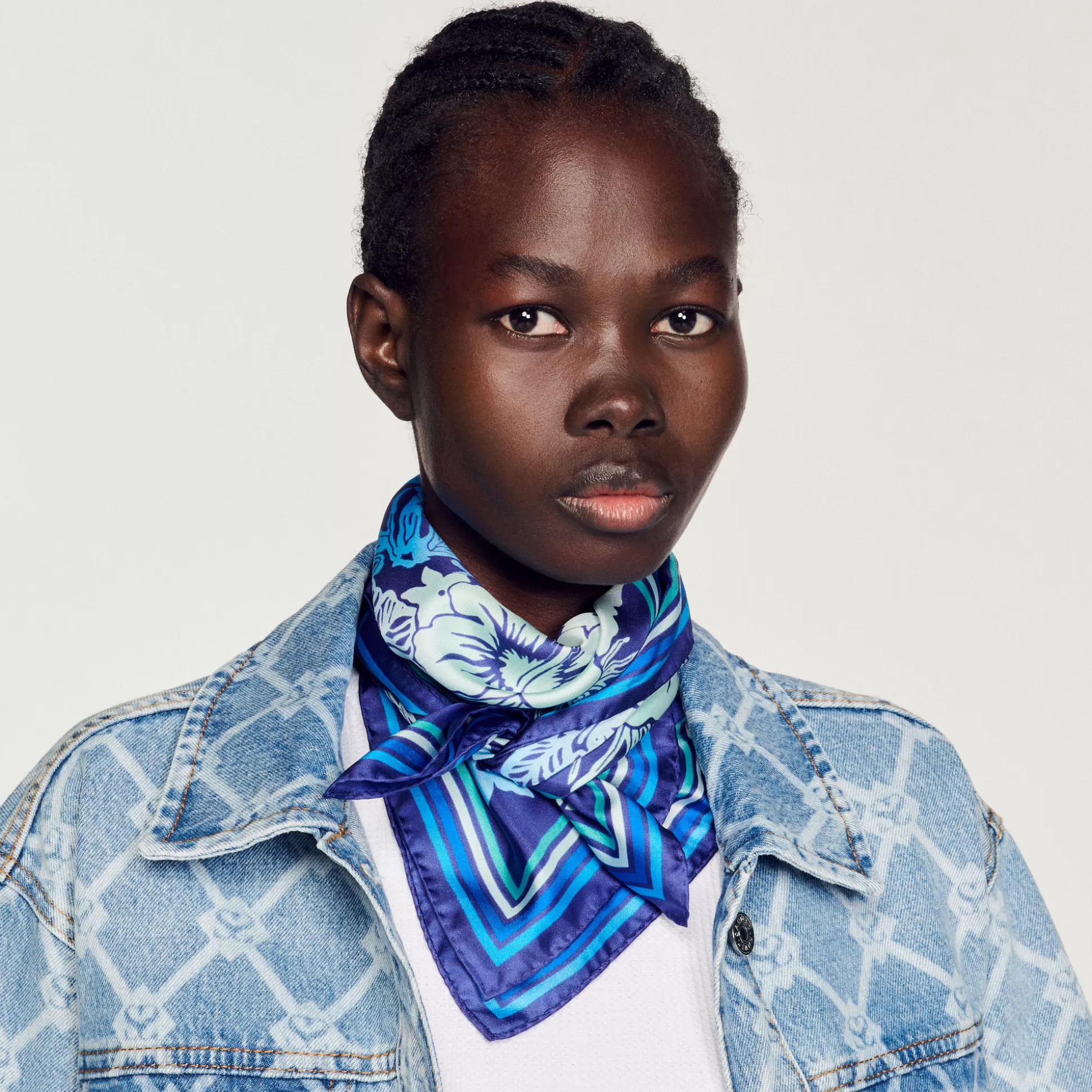 Sandro Paris Silk Scarf> Scarves