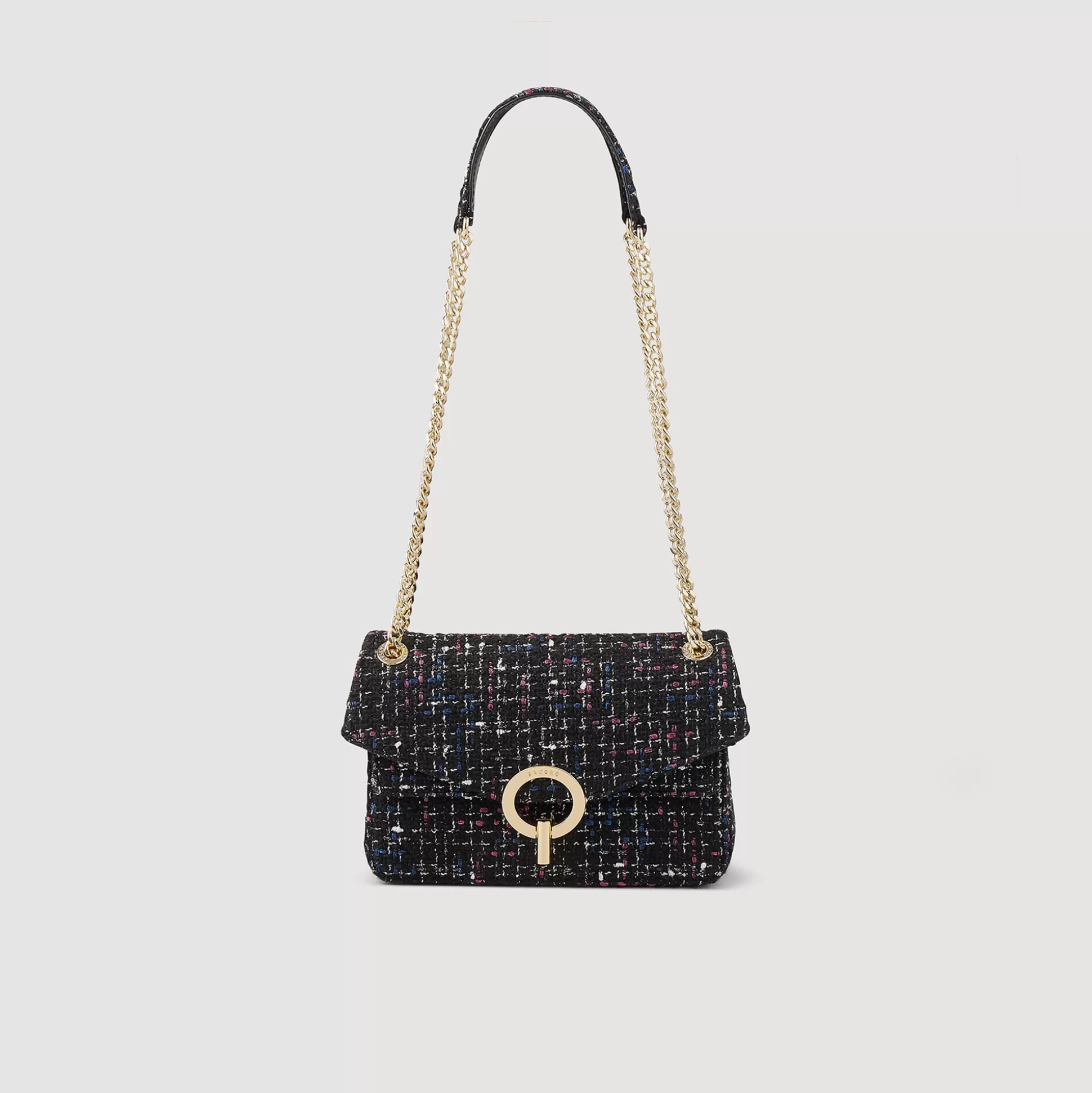 Sandro Paris Small Tweed Yza Bag> Crossbody Bags