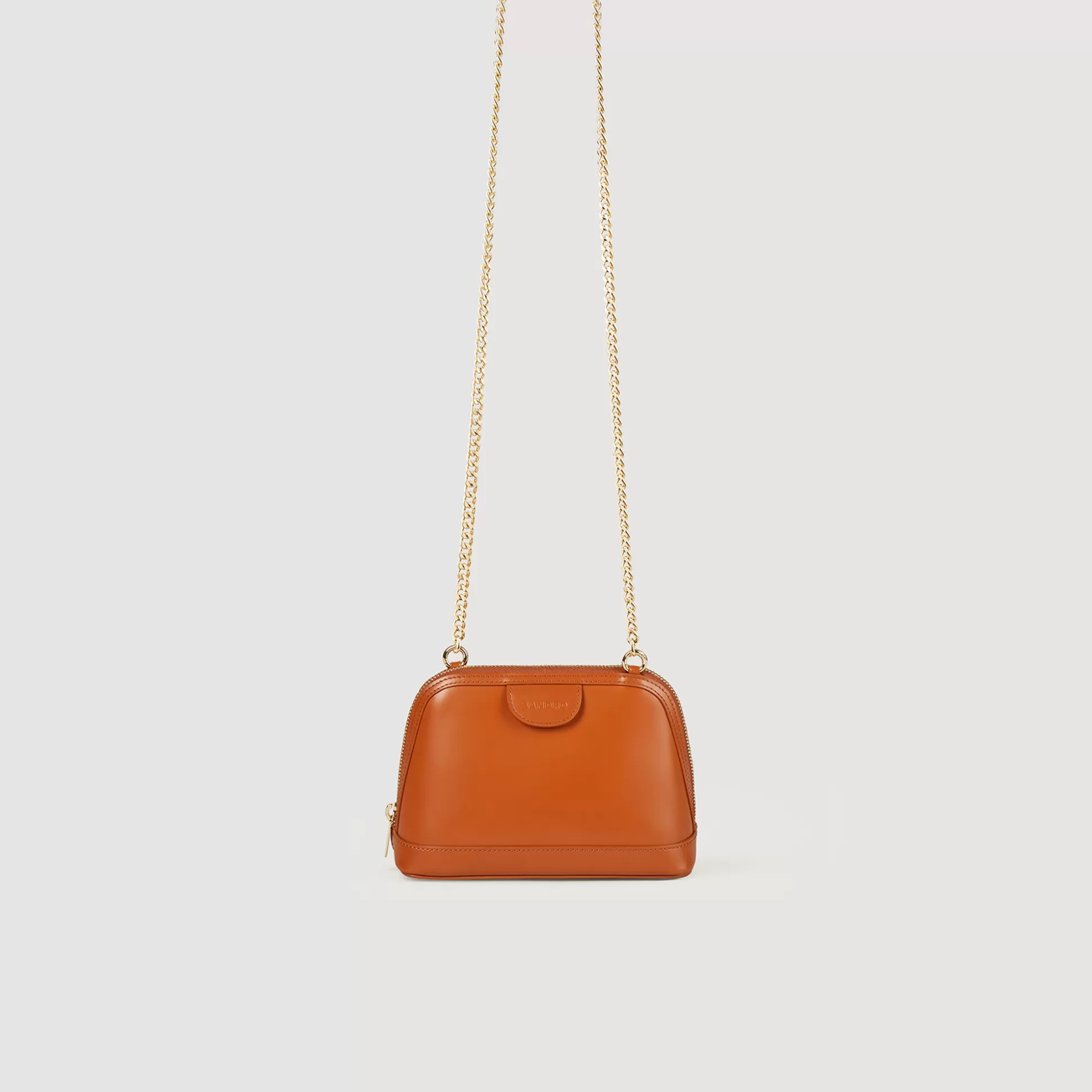 Sandro Paris Smooth Leather Rittah Bag> Crossbody Bags