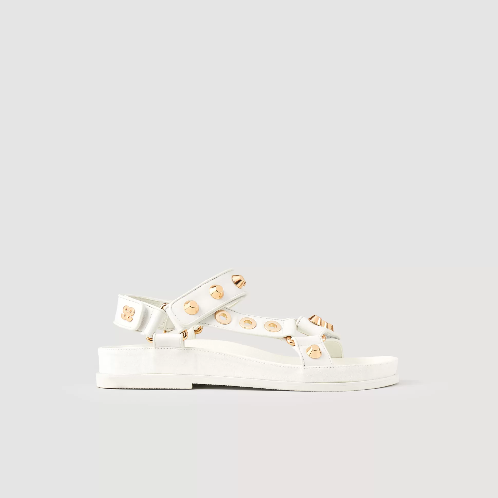 Sandro Paris Studded Leather Sandals> Sandals