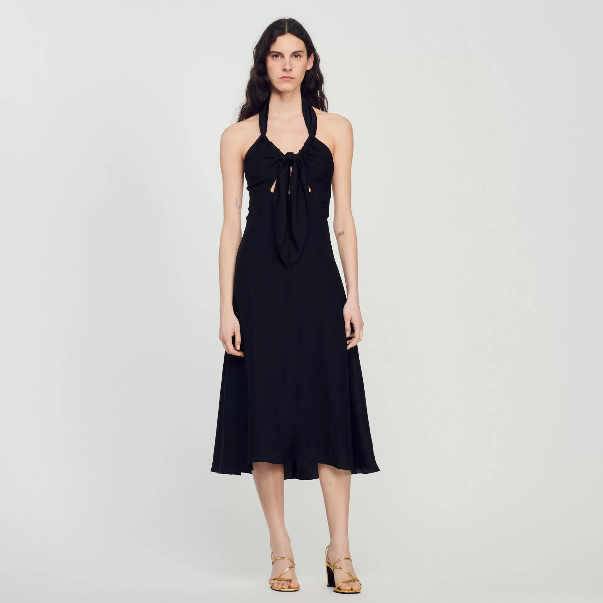 Sandro Paris Tied Backless Dress> Dresses