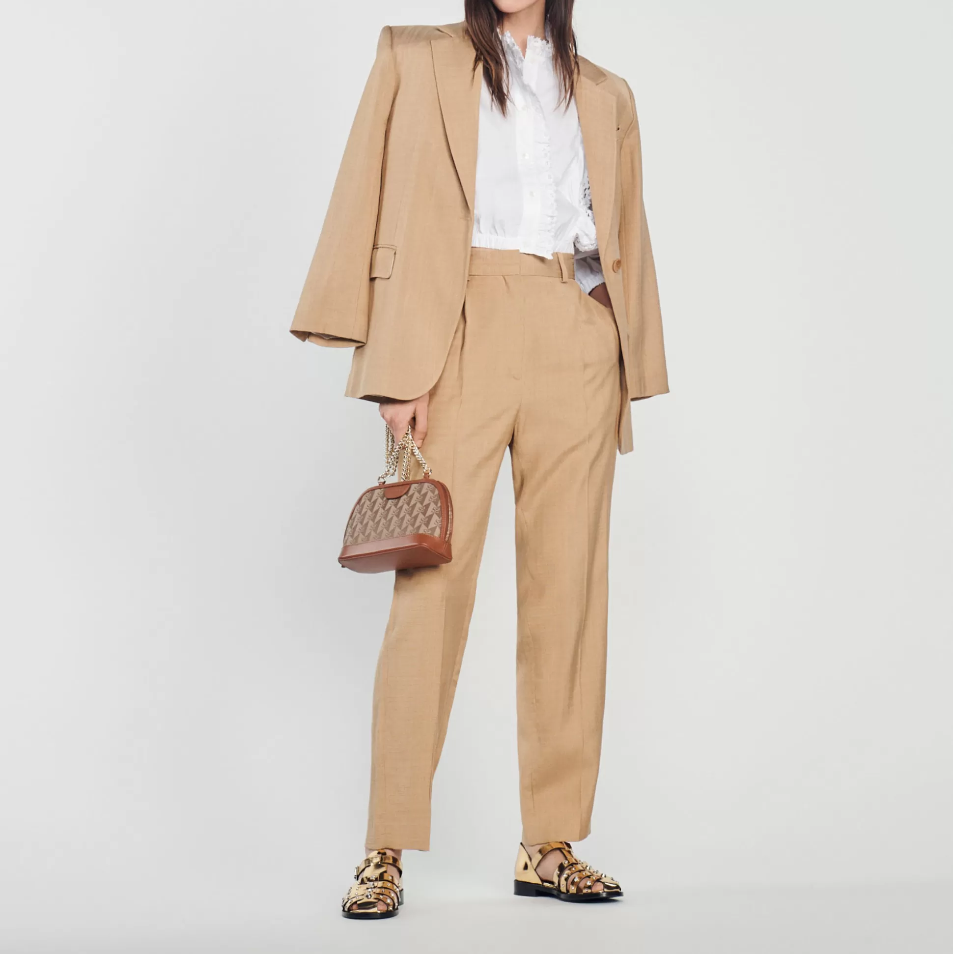 Sandro Paris Wide-Leg Pants> Pants & Shorts