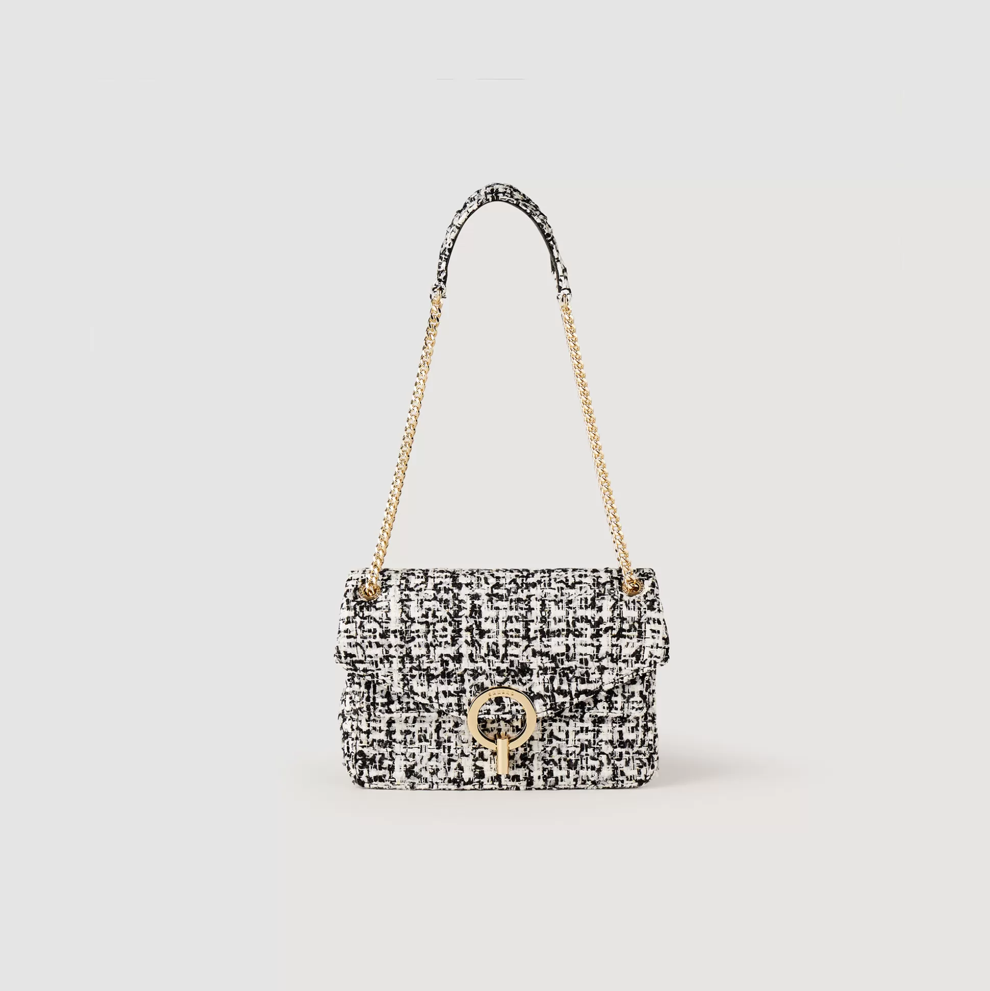 Sandro Paris Yza Tweed Bag> Crossbody Bags